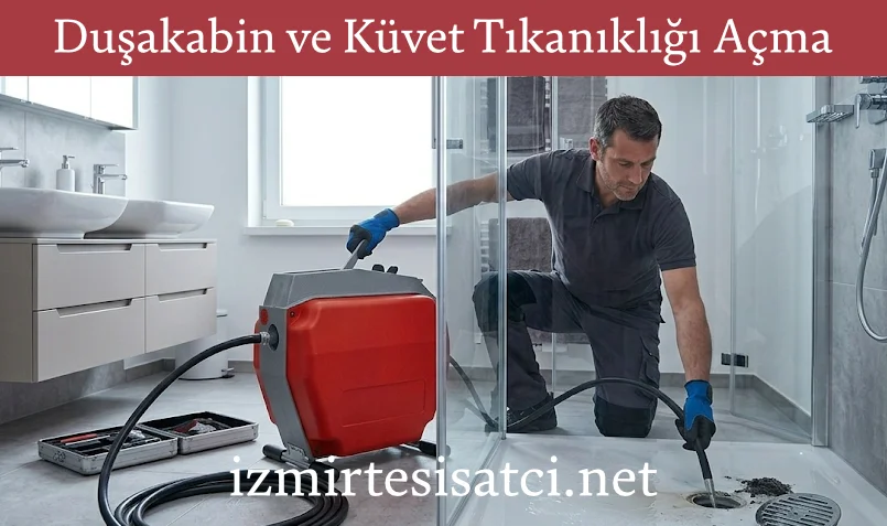 duşakabin ve küvet tıkanıklığı açma