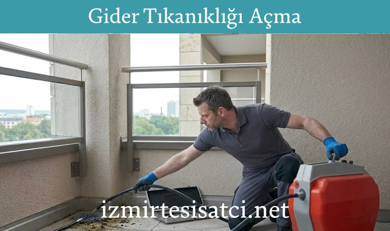 gider tıkanıklığı açma